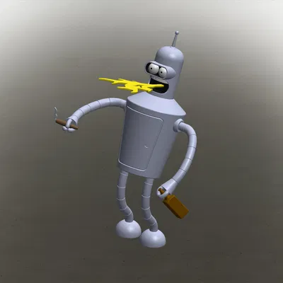 Bender Phun Lửa Nhả Khói