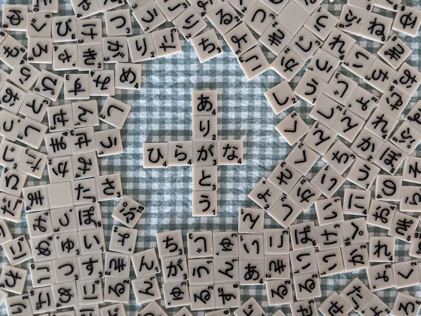 Ô chữ Scrabble Hiragana tiếng Nhật (đơn giản) - Image 1