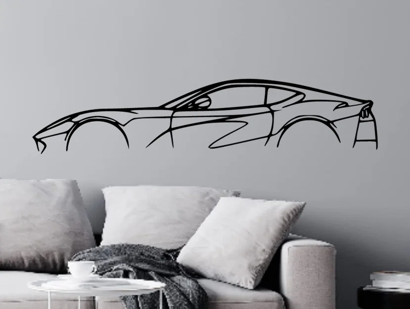 Tranh Treo Tường Silhouette Xe Ferrari 812 Superfast - Image 1