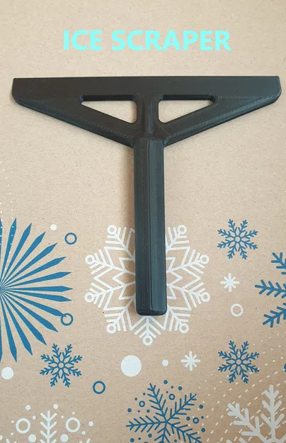 Dụng cụ cạo băng/kính xe hơi đơn giản - Image 2