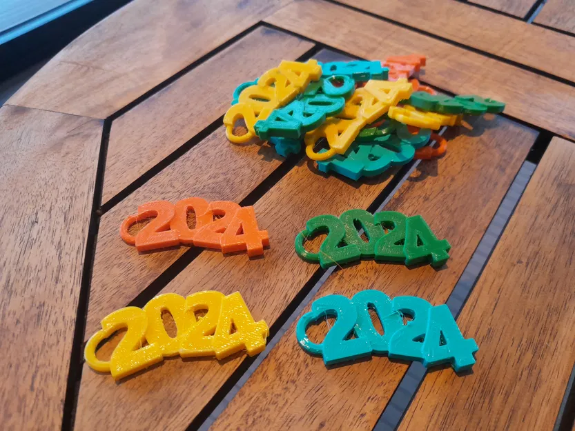 Móc Khóa Trang Trí 2024 TPU/Flex - Image 1