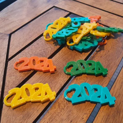 Móc Khóa Trang Trí 2024 TPU/Flex