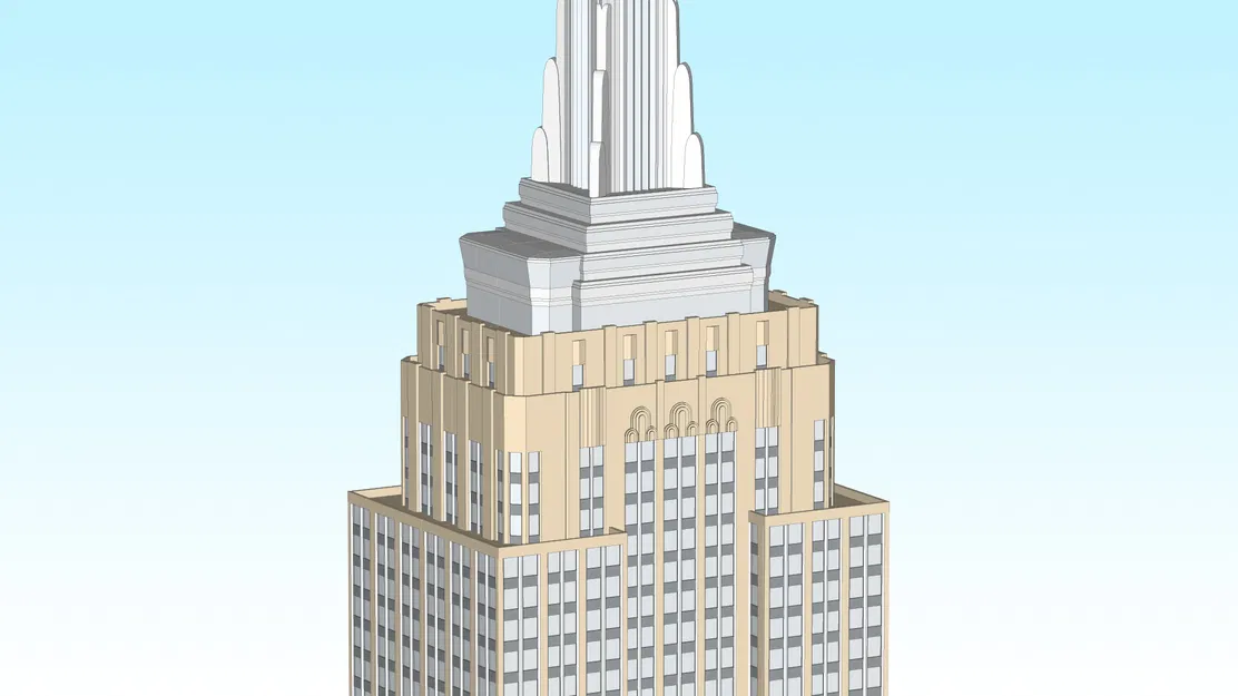 Tòa nhà Empire State (SKYSCRAPER) - Mô hình chi tiết - Image 6