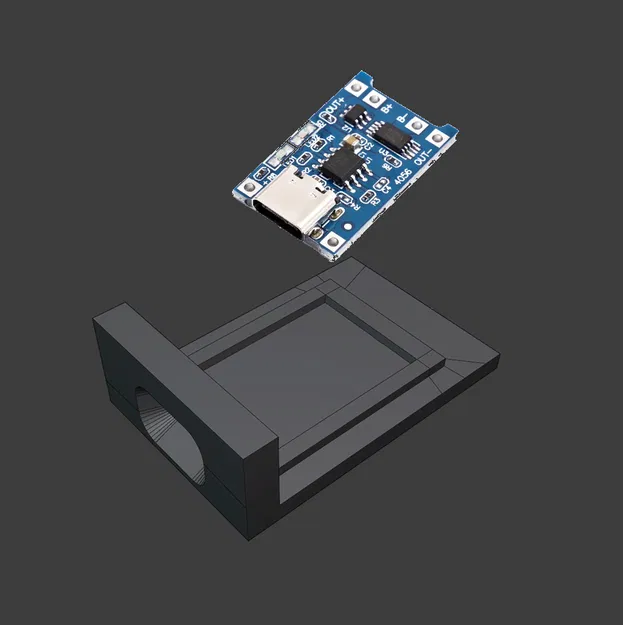 Hộp đựng sạc pin Lithium TP4056 18650 Type-C USB 5V 1A - Image 1