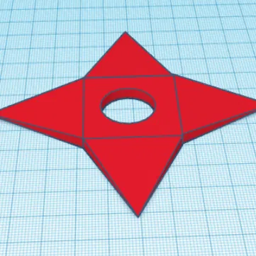 Mô Hình Shuriken Dễ In
