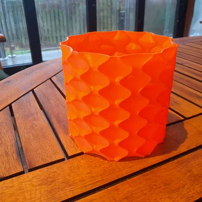 Chậu Sóng dùng để in Spiral/Vase D=100mm H=110mm