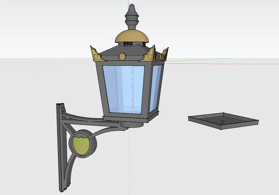 Giá Đỡ Kiểu Cổ Cho Đèn Lồng Trang Trí - Image 7