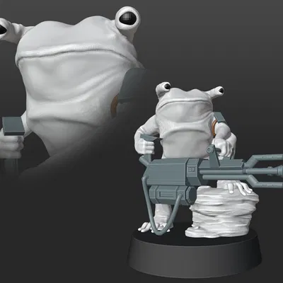 Quái Vật Ếch Vũ Khí Nặng (Pre-Supported) (Tỉ Lệ Star Wars Legion)