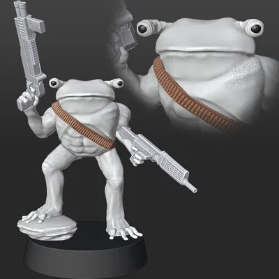 Ếch Lực Lưỡng Alien (Pre-Supported) (Tỷ Lệ Star Wars Legion)