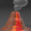 Volcan 3D - Mô Hình Núi Lửa Cho Dự Án Khoa Học - Thumbnail 1