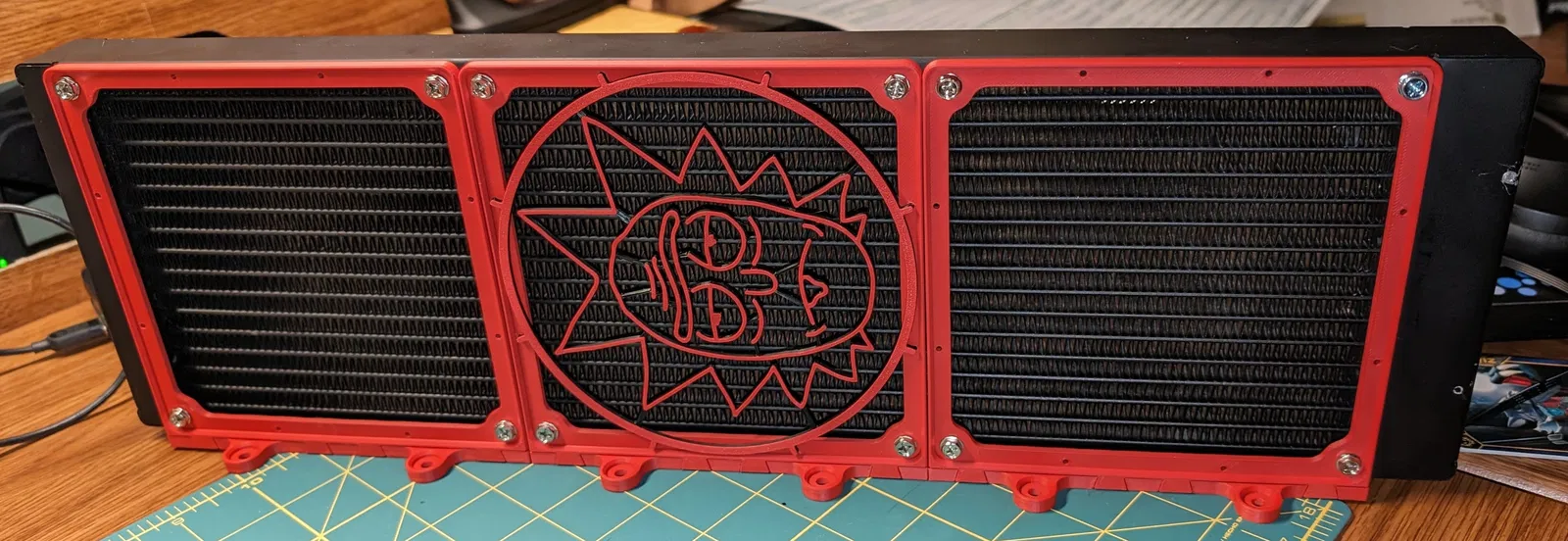 Giá đỡ tản nhiệt vuông góc 140mm - Image 3