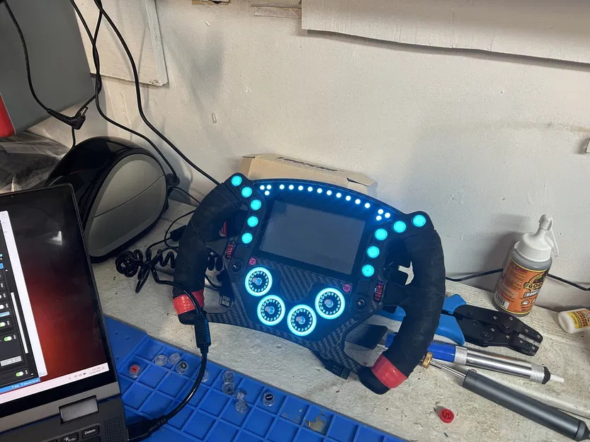 Nút Bấm Cao Hơn 12mm Cho Vô Lăng Sim Racing - Image 1