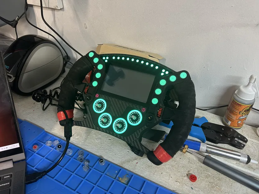 Nút Bấm Cao Hơn 12mm Cho Vô Lăng Sim Racing - Image 3