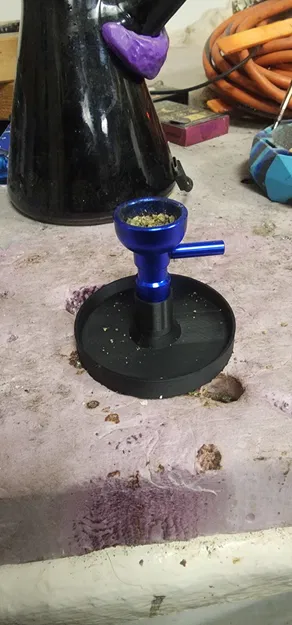 Chân Đế Bát 14mm Có Khay Hứng - Image 1