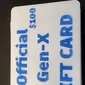 Thẻ quà tặng Gen X chính hãng - không phải mấy thứ kỹ thuật số vô tri - Thumbnail 1