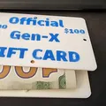 Thẻ quà tặng Gen X chính hãng - không phải mấy thứ kỹ thuật số vô tri - Thumbnail 2