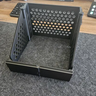 Chân đế laptop gấp gọn in liền