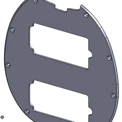 Pickguard Stingray 4 HH