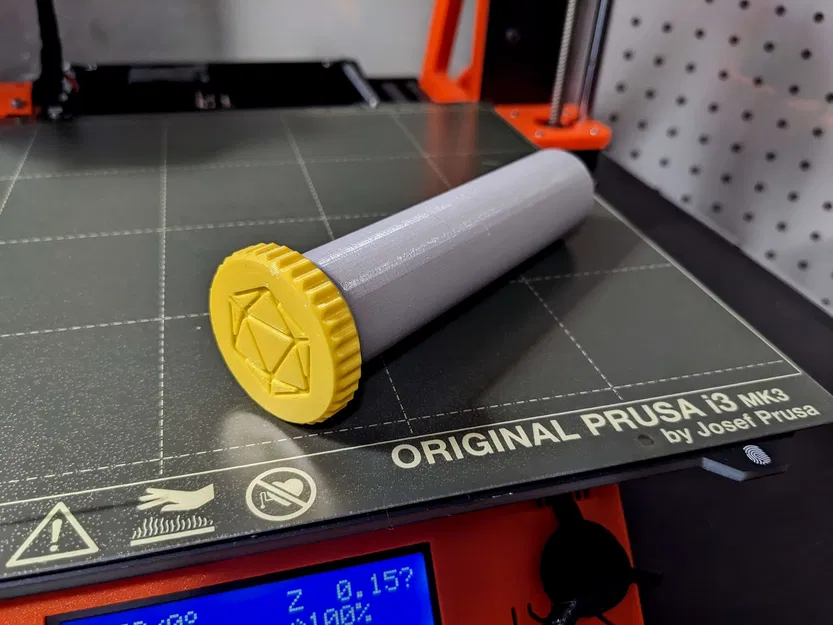 Hộp Đựng Xúc Xắc D&D Kiểu Ống Vặn Nắp - Image 2