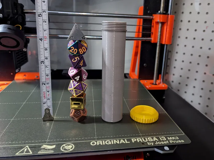 Hộp Đựng Xúc Xắc D&D Kiểu Ống Vặn Nắp - Image 3