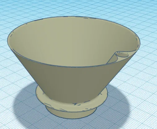 Phễu Nghiêng Có Lỗ Thông Hơi Cho Thủy Canh - Image 2