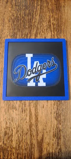 Khung cho LA Dodgers Hueforge - Image 1