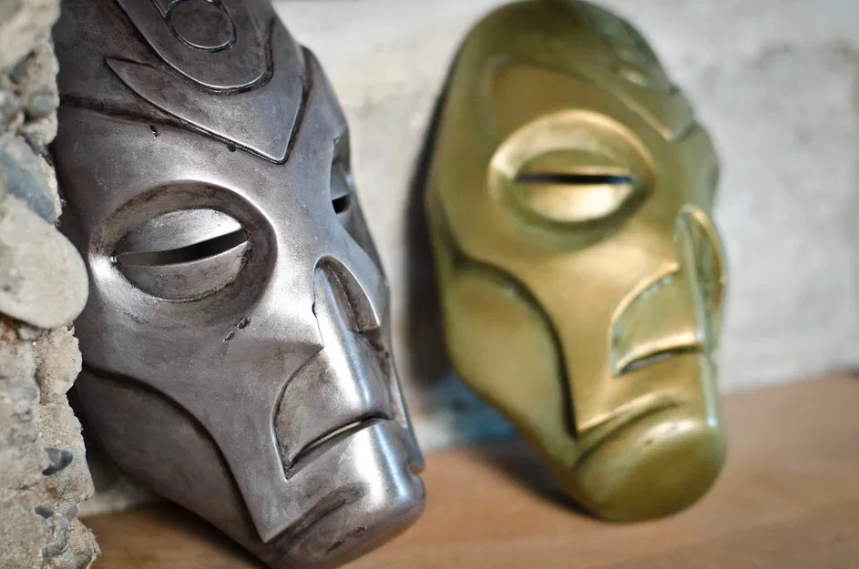 Mặt nạ thầy tế rồng - Bản sao đạo cụ Skyrim - Image 3