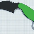 Dao Kerambit Huấn Luyện - Thumbnail 1