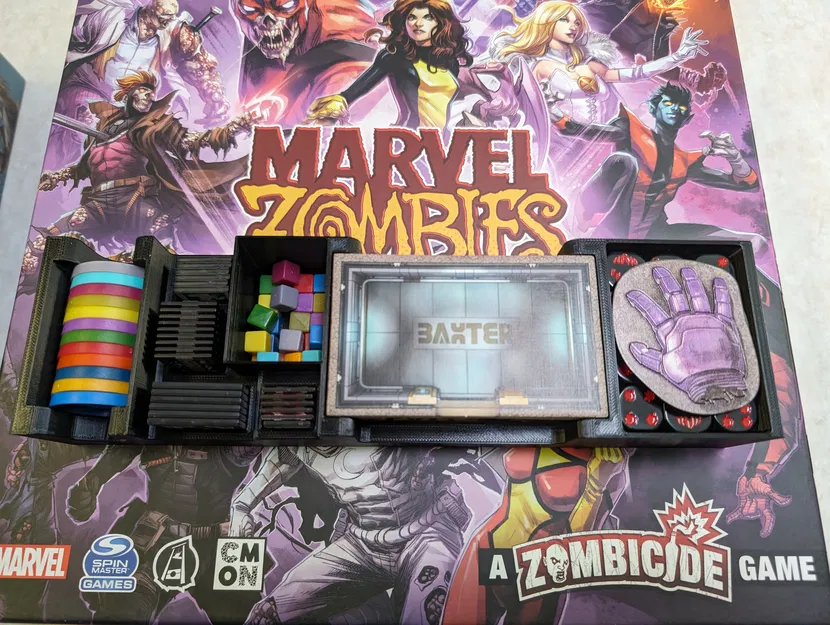 Khay Đựng Token Nhựa Cho Hộp Marvel Zombies Insert bởi tshelley - Image 1