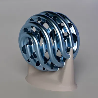 Tượng Cầu Khối Cong Nghệ Thuật