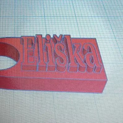 Mẫu Bảng Tên 'Jmenovka'