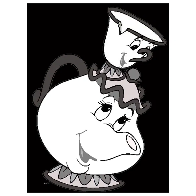 Mô hình Bà Potts (Người đẹp và Quái vật) hueforge - Image 2