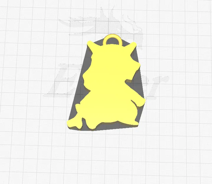 Móc Khóa Hình Bóng Cubone - Image 1