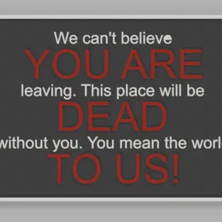 Bạn đã chết với chúng tôi!