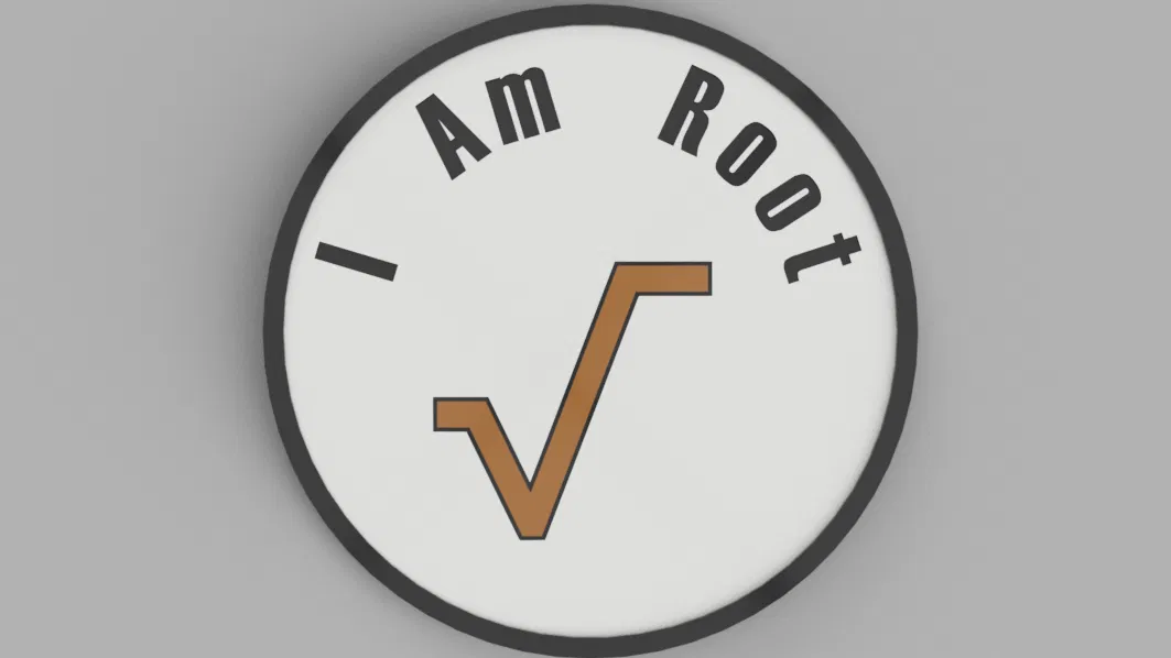 Ly Gỗ "I am Root" - Coaster Đa Sắc Vui Nhộn - Image 1