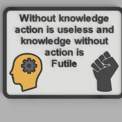 Bảng "Tri Thức Mà Không Hành Động"