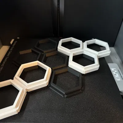 Kệ trưng bày LEGO minifigure hình lục giác module