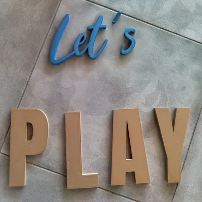 Chữ 'Let's Party' Độc Đáo Cho Mọi Bữa Tiệc