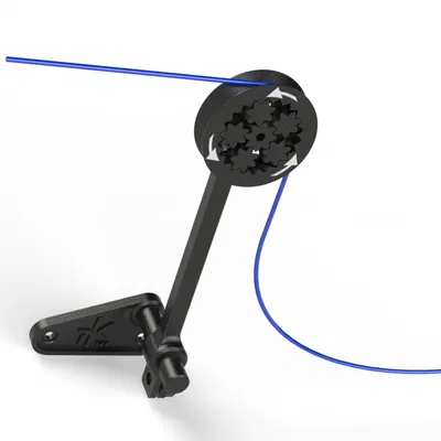 Bánh xe dẫn vật tư ngoài BambuLAB X1C