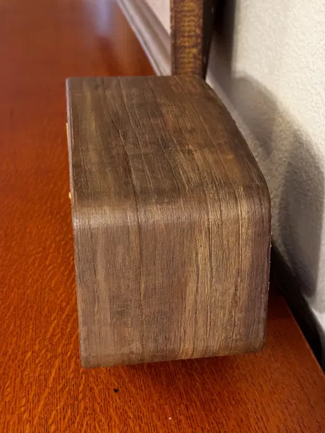 Đồng hồ Mantle bằng gỗ thực sự bằng gỗ giữa thế kỷ - dễ dàng lắp ráp - Image 4