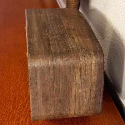 Đồng hồ Mantle bằng gỗ thực sự bằng gỗ giữa thế kỷ - dễ dàng lắp ráp