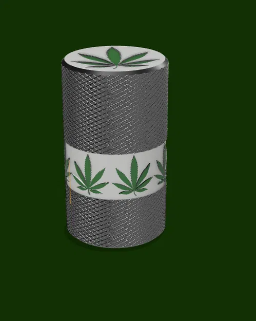 Hộp Đựng Đồ Lặt Vặt Vân Xoắn Ốc (Knurled Stash Container) - Image 1