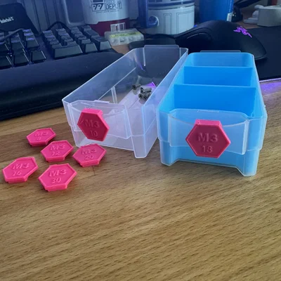 Kẹp Nhãn Tủ Storehouse Harbor Freight 40 Ngăn