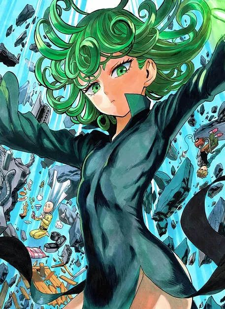Tatsumaki/Tornado, One Punch man - HueForge (Bản in màu) - Image 2
