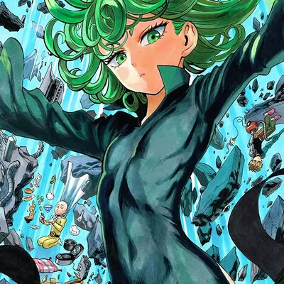 Tatsumaki/Tornado, One Punch man - HueForge (Bản in màu)