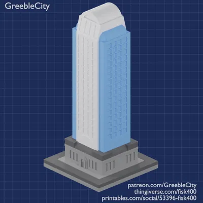 GreebleCity: Set 01 (Phiên bản 2024) - Mô hình thành phố sắc màu