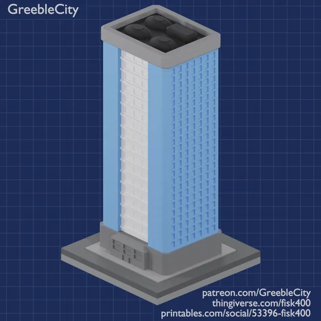 GreebleCity: Set 01 (Phiên bản 2024) - Mô hình thành phố sắc màu - Image 6