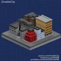 GreebleCity: Set 01 (Phiên bản 2024) - Mô hình thành phố sắc màu - Thumbnail 9