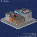 GreebleCity: Set 01 (Phiên bản 2024) - Mô hình thành phố sắc màu - Thumbnail 11