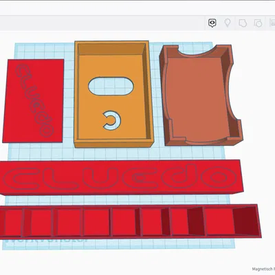 Các bộ phận Cluedo